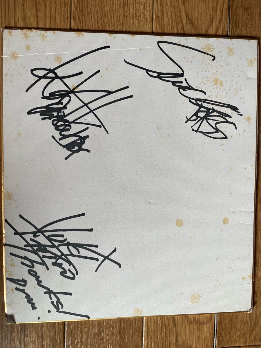 L'Arc~en~CielドラムユキヒロのZI:KILL時代のサイン貴重拍卖