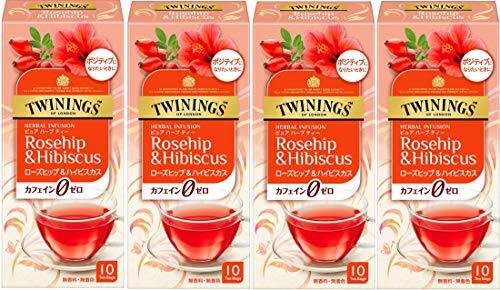 トワイニング ローズヒップ&ハイビスカスティー ティーバッグ (2.5g×10P)×4箱拍卖