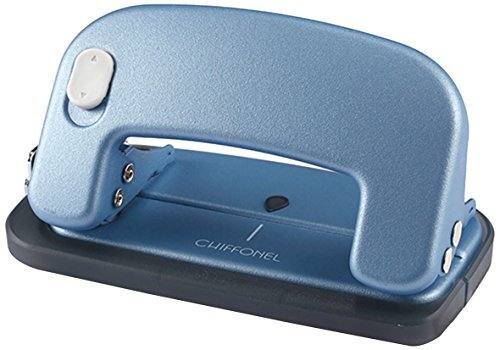 マックス 穴あけパンチ シフォネルパンチ 2穴 12枚 ブルー DP-12/B拍卖