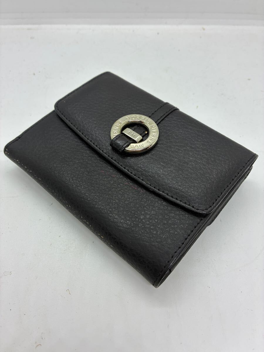 PIERRE MORRIS ピエールモーリス レザー 財布 黒拍卖