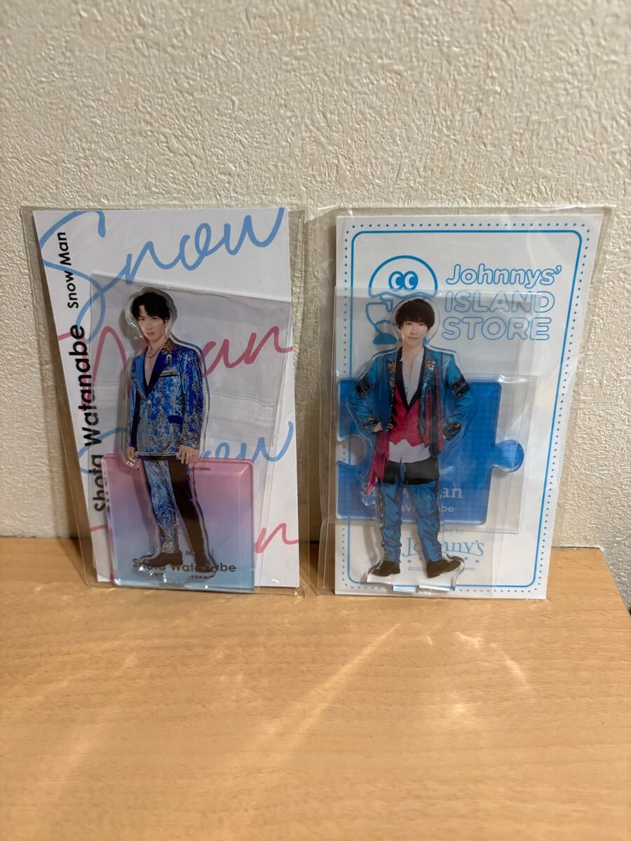 未開封 2個 渡辺翔太 アクスタ SnowMan アクリルスタンド 3935 7 2555拍卖