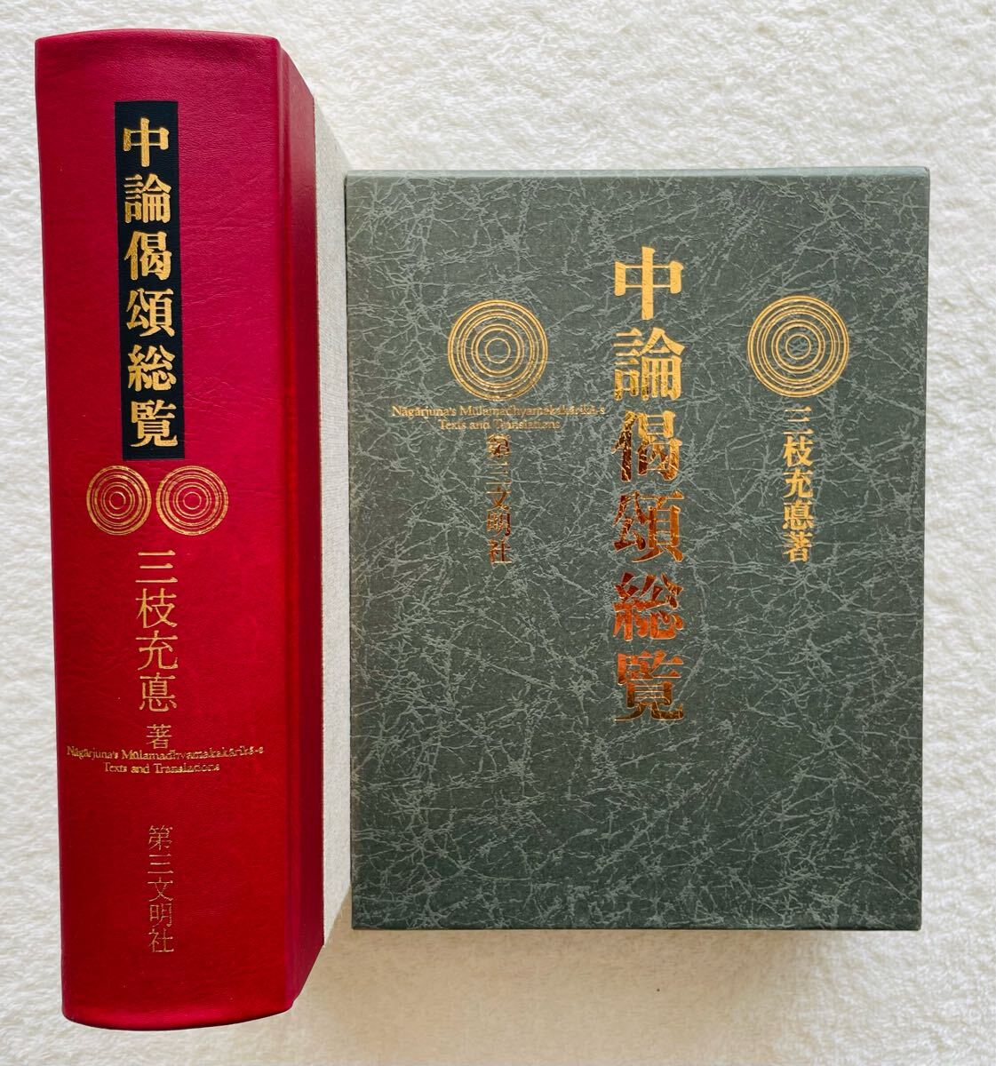 【貴重】中論偈頌総覧/三枝充悳/第三文明社/1985年/宗教/仏教/信仰/龍樹/世親/タントラ/密教/大乗仏教/真言/チベット/仏護註/清弁註/唯識拍卖