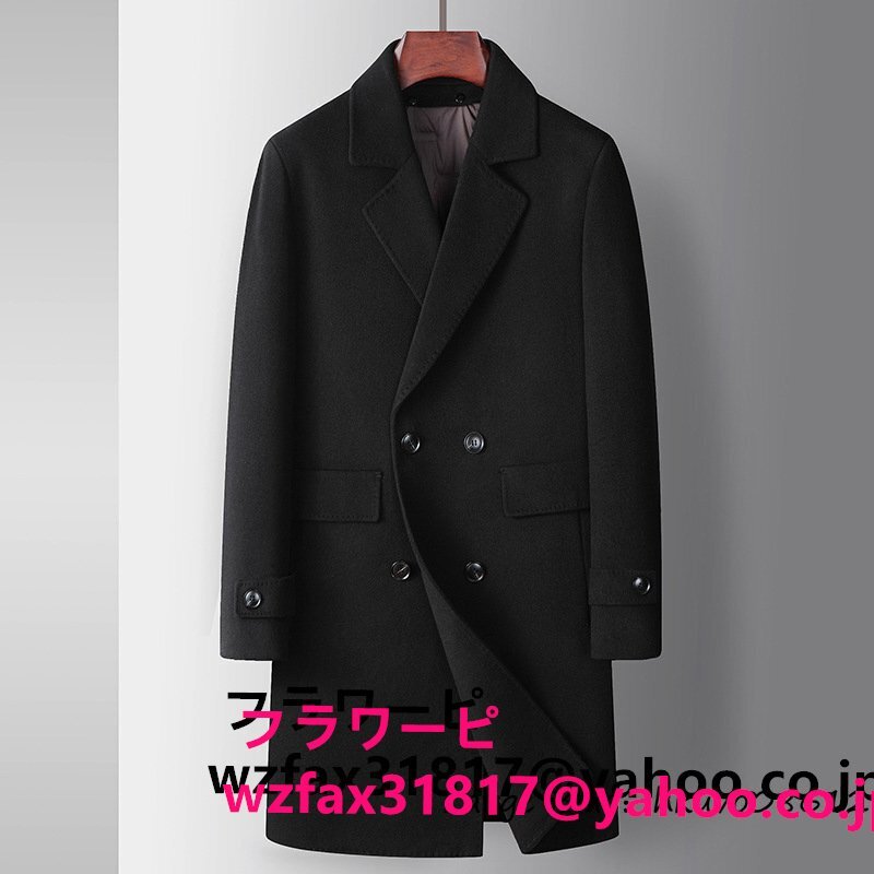 秋冬シーズンの最新のダウンジャケット メンズ 冬新品 厚手 ウールコート ビジネスコート 紳士スーツ ロングコート チェスターコート 超希拍卖
