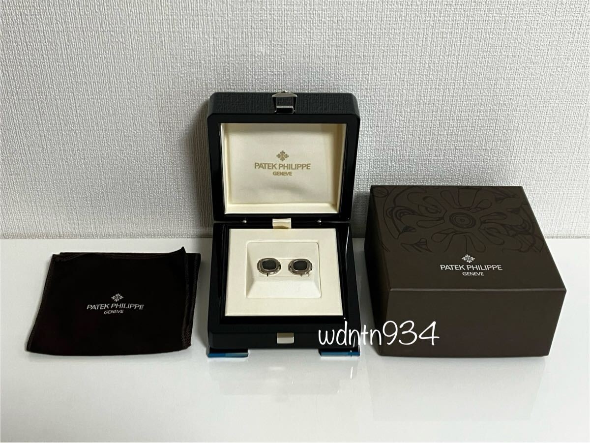 パテックフィリップ 顧客枠 新品18金ホワイトゴールド カフス/PP拍卖