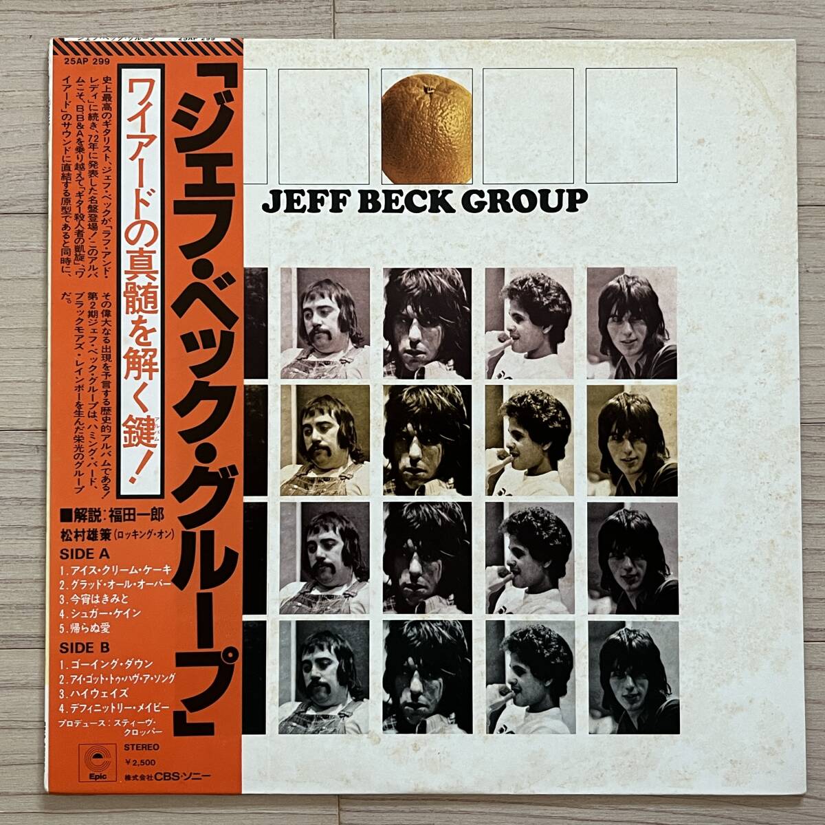 【国内盤/Vinyl/12''/Epic/25AP 299/with Obi,Liner】ジェフ・ベック・グループ / Jeff Beck Group ...................... //Blues Rock//拍卖