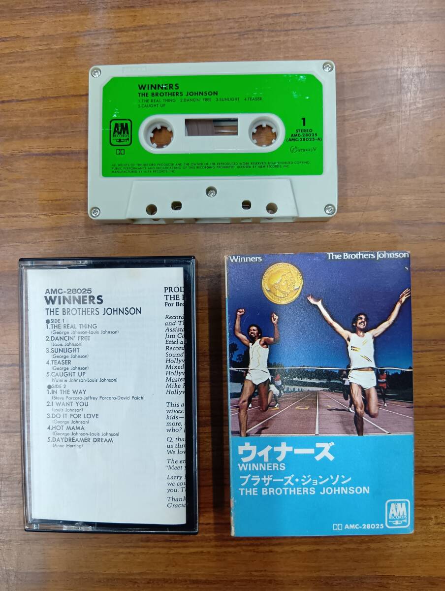RS-7251【カセットテープ】歌詞カードあり / ブラザーズ・ジョンソン ウィナーズ BROTHERS JOHNSON WINNERS ウイナーズ cassette tape拍卖