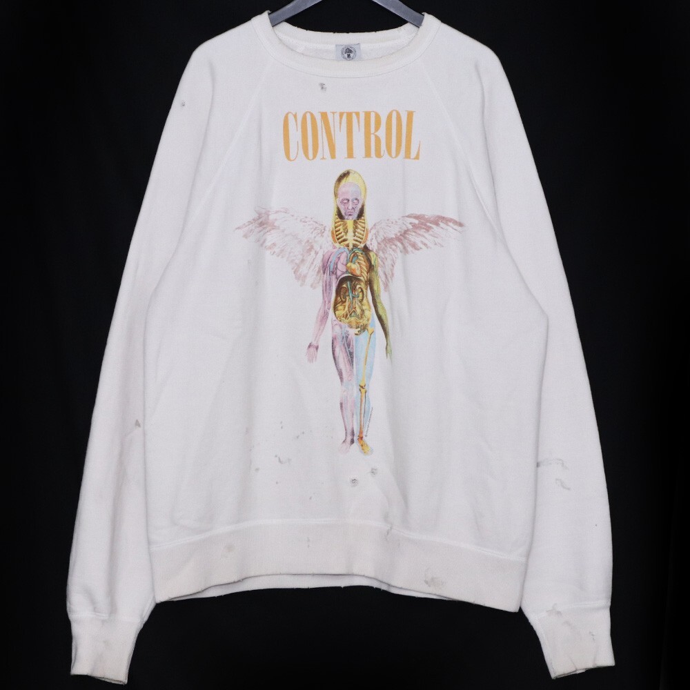 SAINT MICHAEL × KOSUKE KAWAMURA ANTMY OF ANGEL SWEAT SHIRT XL SM-S22-0000-089 セントマイケル スウェット トレーナー エンジェル拍卖