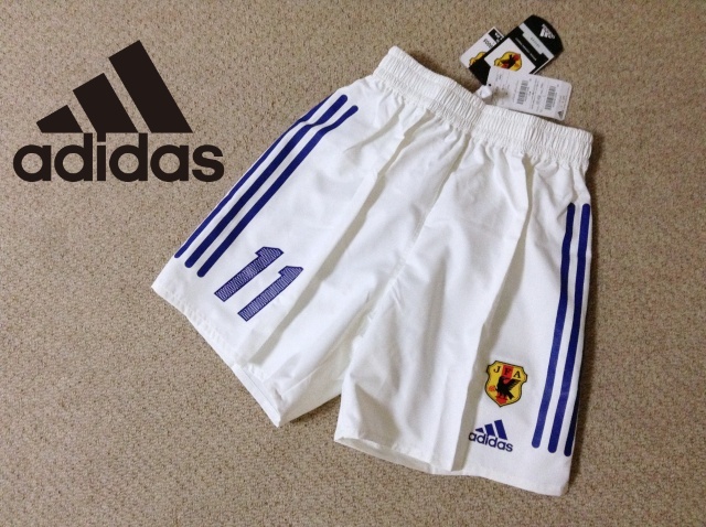 ★新品★日本製 アディダス 02年 日本代表 ホーム ショーツ 白 Lサイズ パンツ JFA 正規品 部活 中田 小野 中村 三浦 鈴木 adidas 381408拍卖
