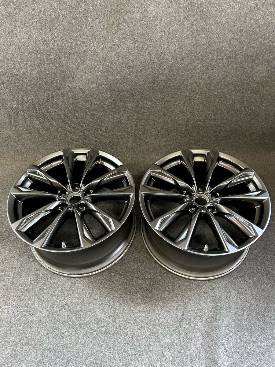 LEXUS レクサス IS 30系 Fスポーツ 純正 19インチ 9.5J +60 114.3 5H アルミホイール リア 2本拍卖