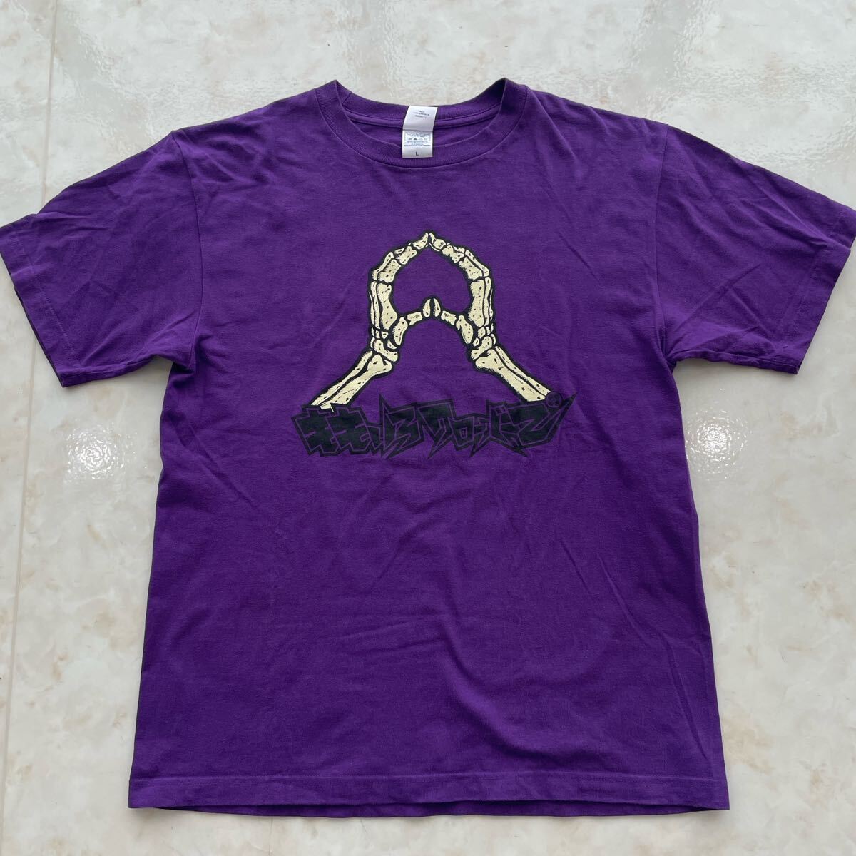 ももいろクローバーZ×マキシマム ザ ホルモン コラボTシャツ 紫 高城れに MAXIMUM THE HORMONE 半袖Tシャツ MTH ももクロ拍卖