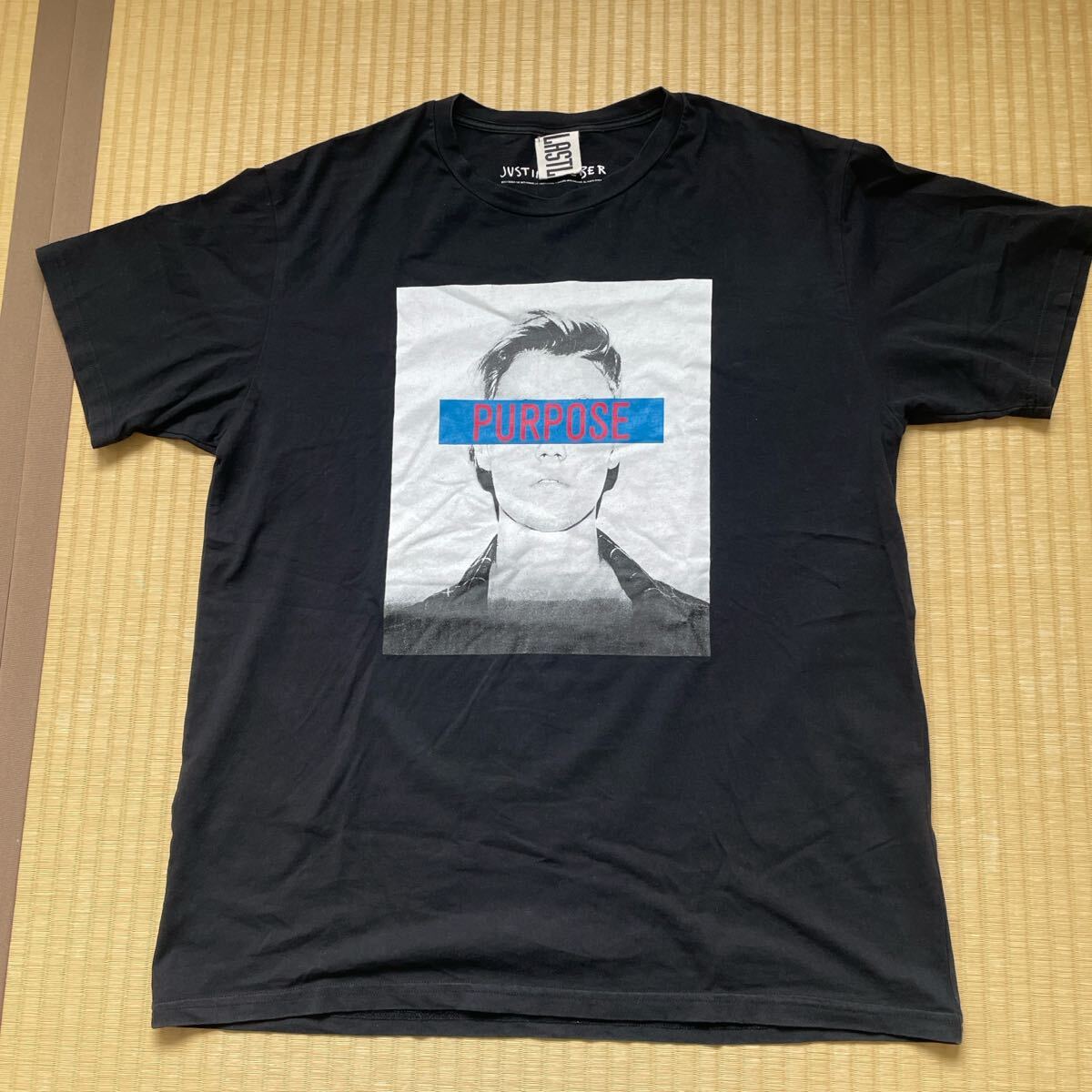 ジャスティンビーバー Tシャツ JUSTIN BIEBER パーパス 半袖Tシャツ PURPOSE オフィシャルTシャツ justin bieber拍卖