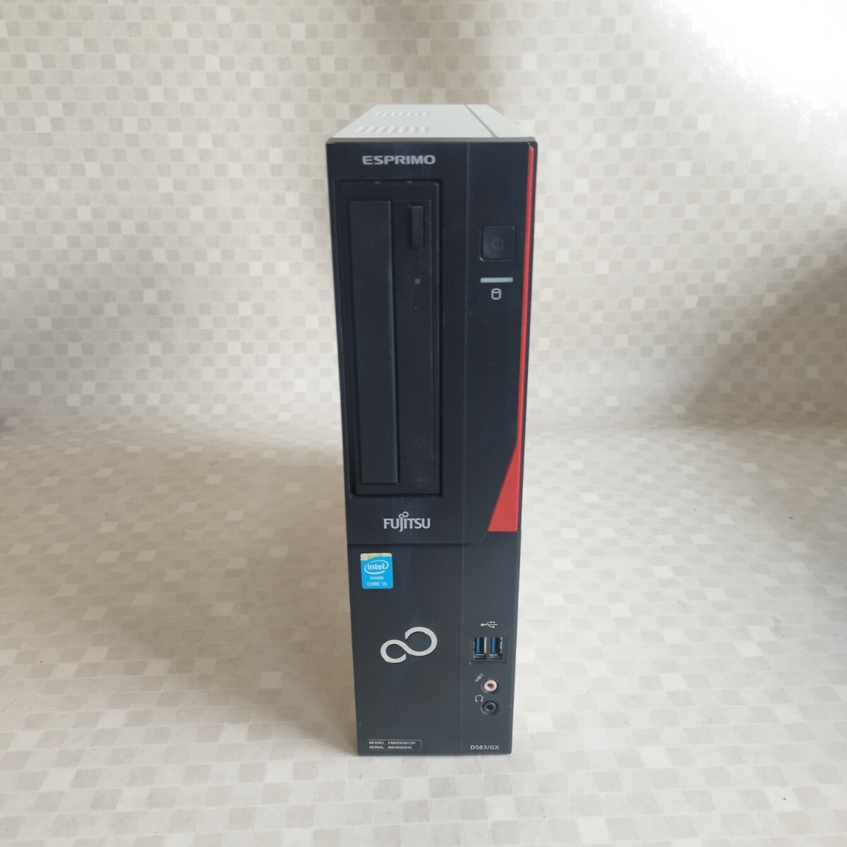 341126i★Windows XP,7,Vista,10,11 OS選択可 富士通 ESPRIMO D583/GX Core i5-4570/4GB/HDD500GB/シリアル/パラレル/PS/2/リカバリ-作成拍卖