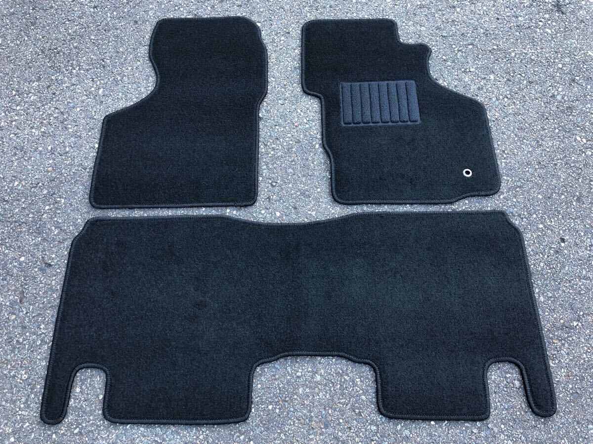 ■送料無料■ホンダ バモス ホビオ MC後 HM HJ 黒 ブラック フロアマット カーマット 日本産 新品(年式:H13年9月~H30年5月)拍卖