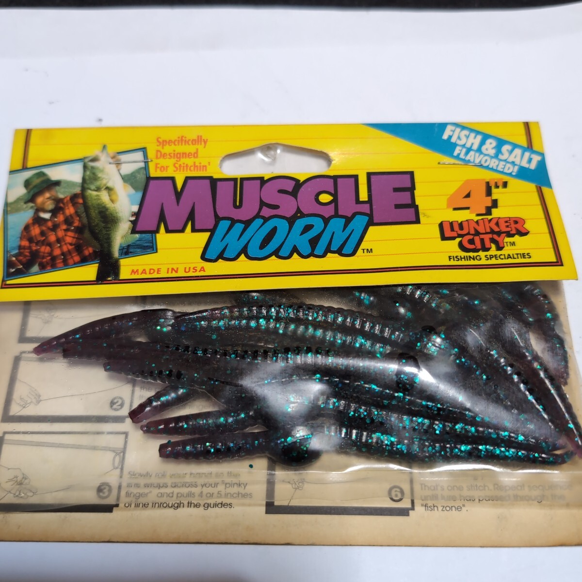 ■新品■ランカーシティ■マッスルワーム4インチ■ジュンバグ■拍卖