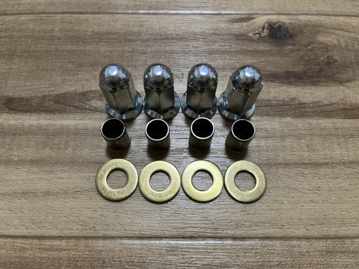 シグナスX ボアアップ時、メンテナンス時にロングフランジナット、銅ワッシャー、カラーセット SE12 SE44 SED8J SED 8J 新品未使用拍卖