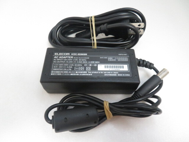 AD36175★エレコム ELECOM★ACアダプター★EA10632B ACDC-IB2065BK★保証付!即決!拍卖