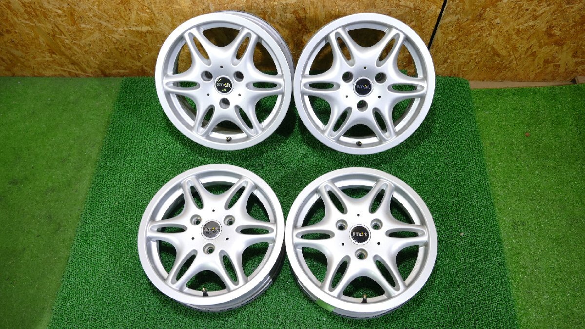 S3961IS MCC スマート Smart 純正 15インチ アルミ ホイール 15×4J/5.5J+27/-1 112/3H ハブ57拍卖