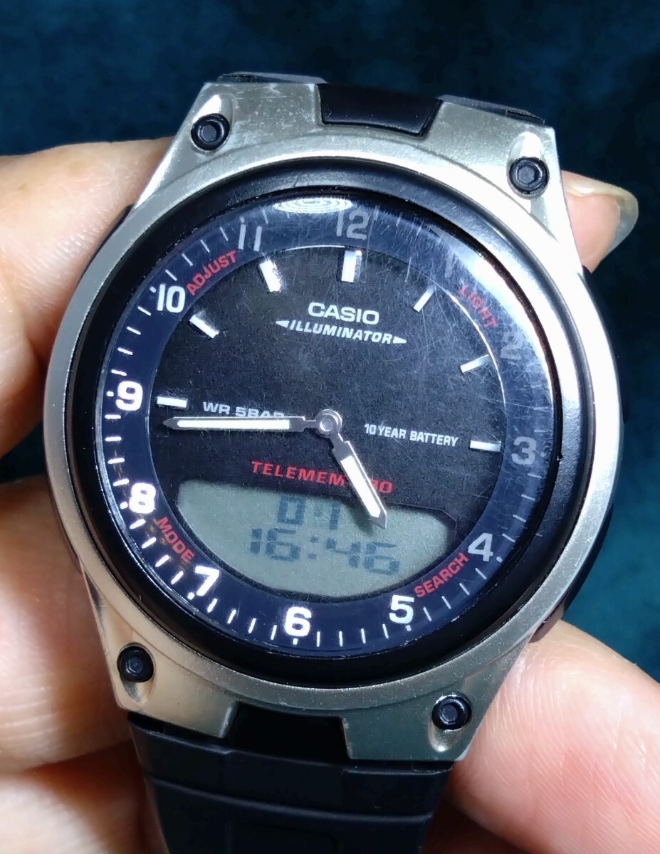 CASIO AW80 アナデジ  腕時計 メンズ拍卖