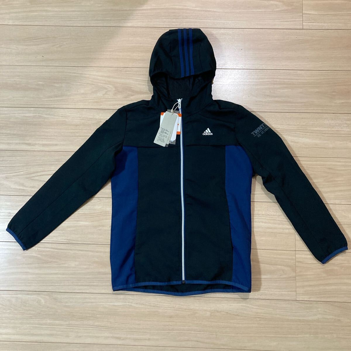adidas アディダス twnty 4svn ナイロンパーカー ウィンドブレーカー ジップアップ Mサイズ 黒 新品 未使用品拍卖
