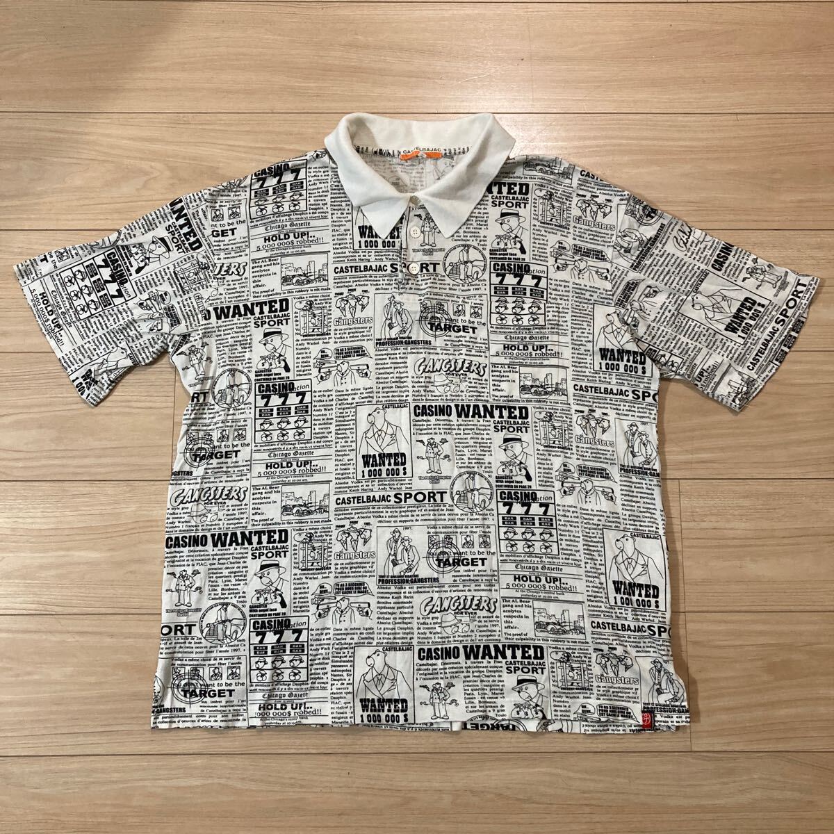 CASTELBAJAC SPORT カステルバジャック ゴルフウェア ポロシャツ 半袖シャツ サイズ5拍卖