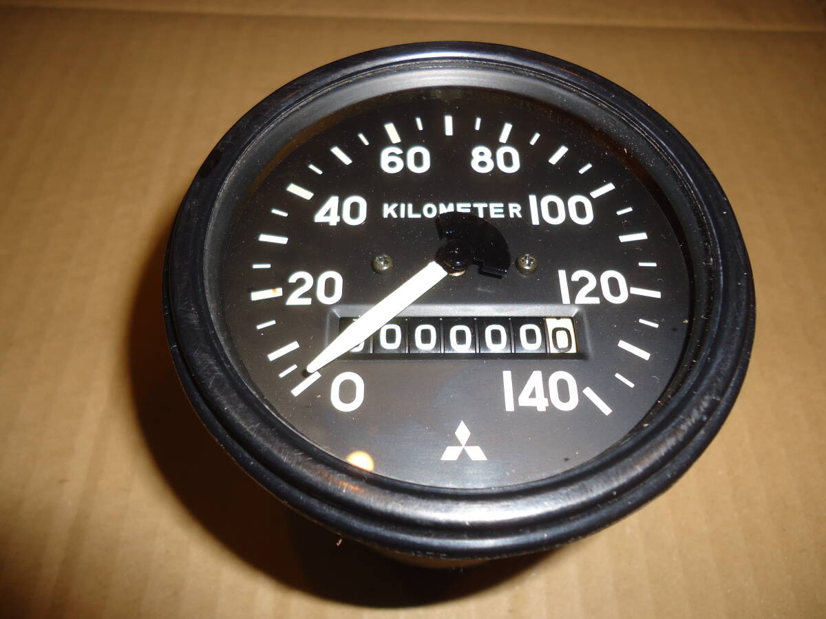 三菱ジープ J55 6桁距離表示 24V 中古品『スピードメーター 分解品』 お好み距離表示セット組付け その2拍卖