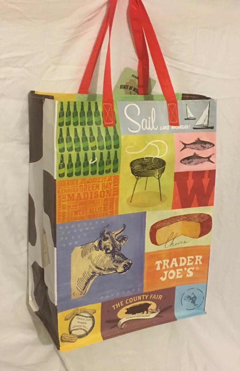 トレーダー・ジョーズ Trader Joe's ★  ウィスコンシン州  エコバッグ ★ 新品未使用拍卖