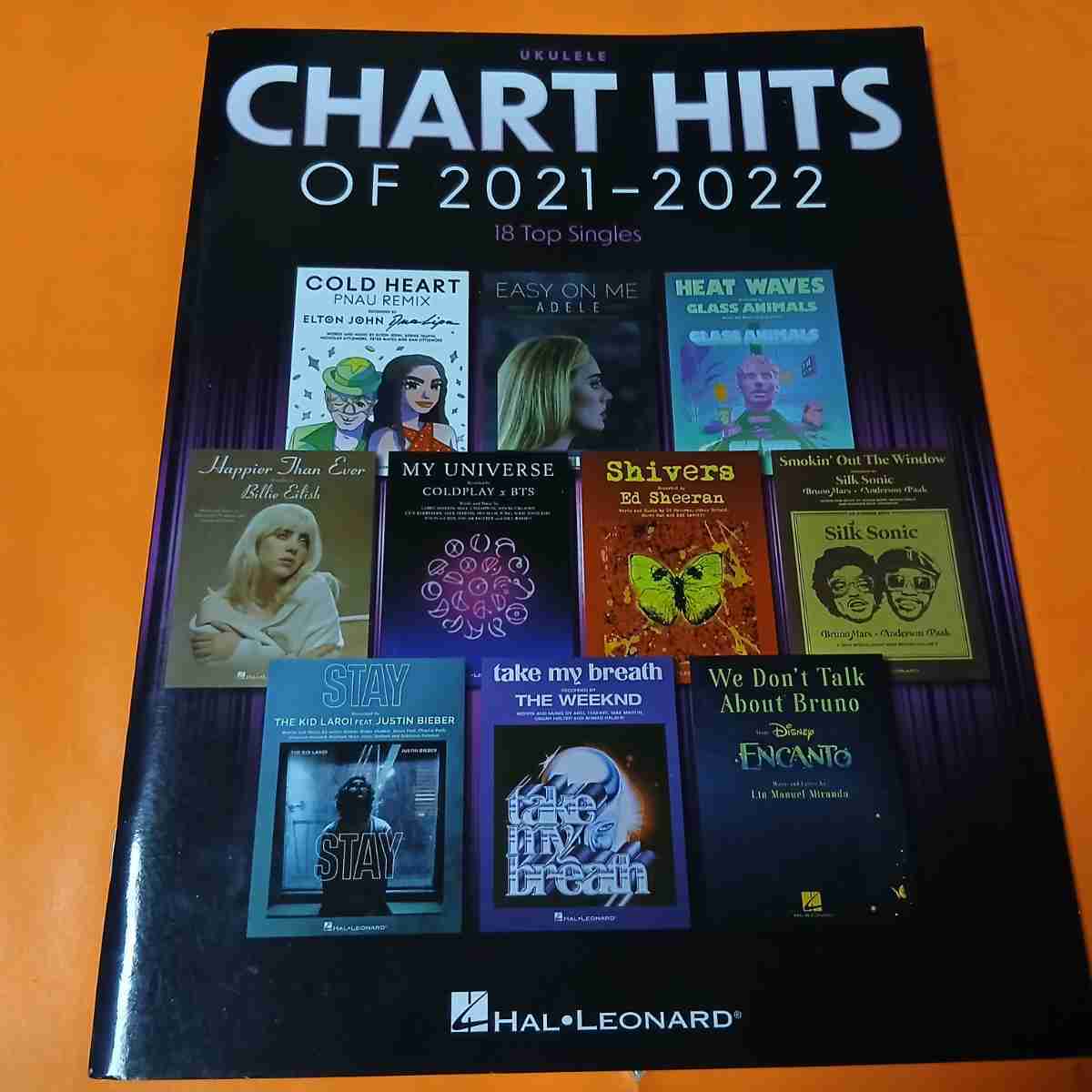 ★輸入楽譜 ウクレレ Chart Hits of 2021-2022: Ukulele 洋楽 アデル テイラースウィフト 他拍卖