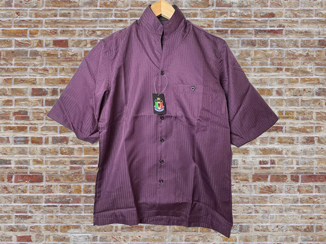 aa00023-1-a34-3 ワイン Sサイズ FRANCO COLLEZIONI 二重衿ドレスシャツ 拍卖