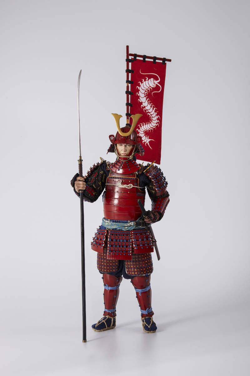 御の猫 スタジオ 1/6 風林火山 百足 レッド.Ver 純銅&ダイキャスト製 未開封新品 検) 武田信玄 POPTOYS COOMODEL 頡春工作室 IQO MODEL拍卖