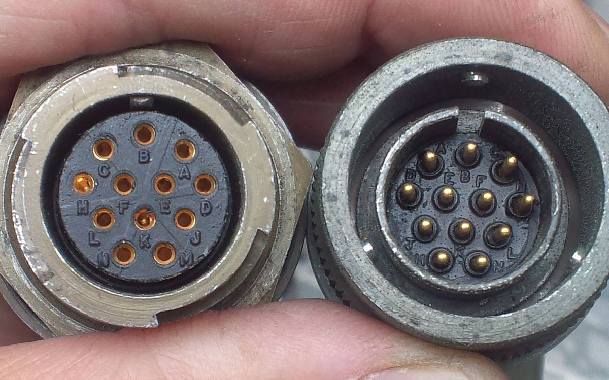 米軍 12ピン コネクター ペア拍卖