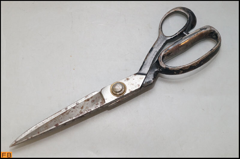 税込◆松三郎作◆裁ちはさみ 全長300mm 東鋏 羅紗切鋏 和裁 洋裁 裁縫道具-L3-9473拍卖