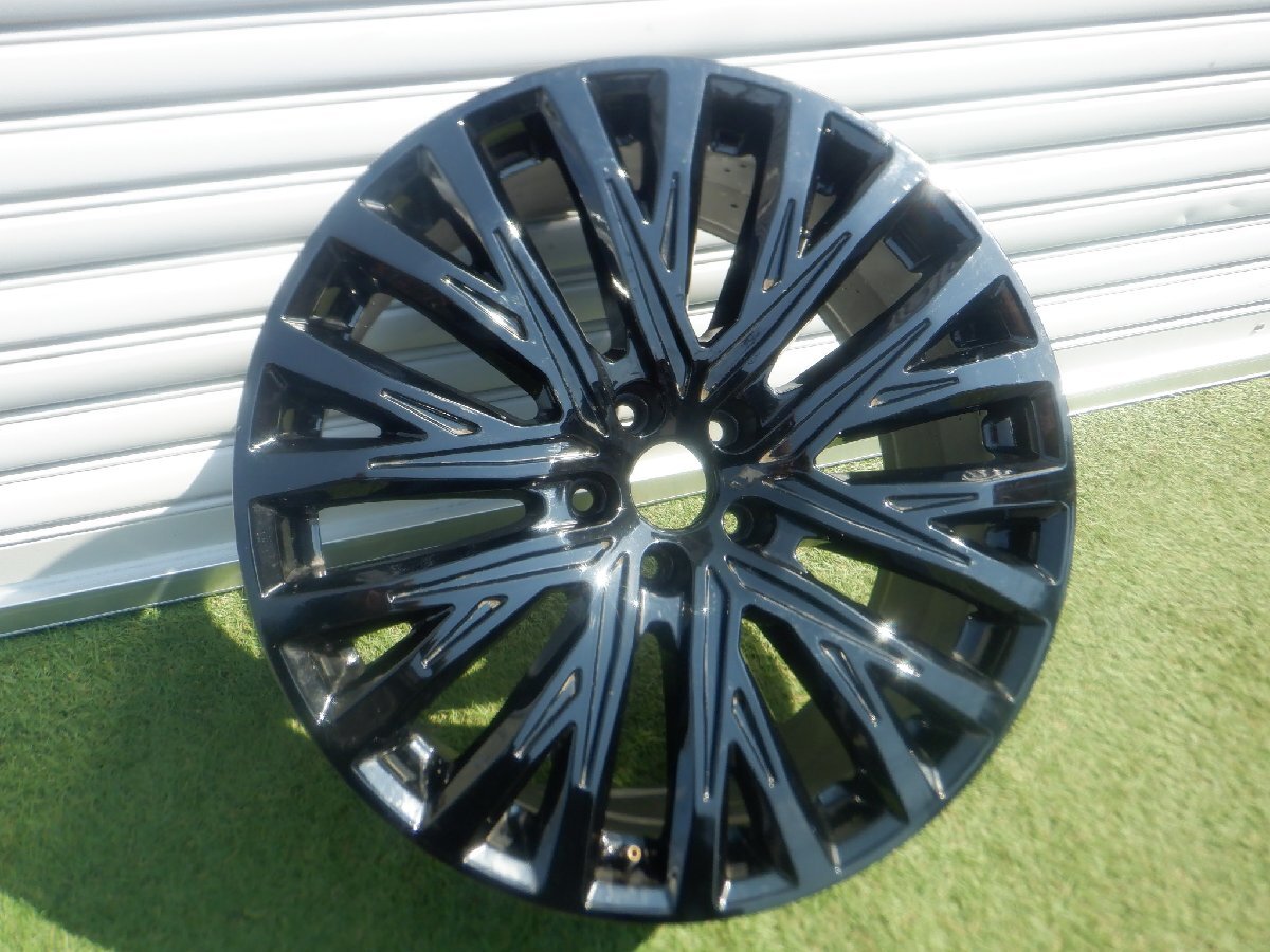 アウディ純正 Audi 4N A8 20インチ 9J +37 5穴 ホイール 1本 4N0601025 ブラック m-25-5-165拍卖