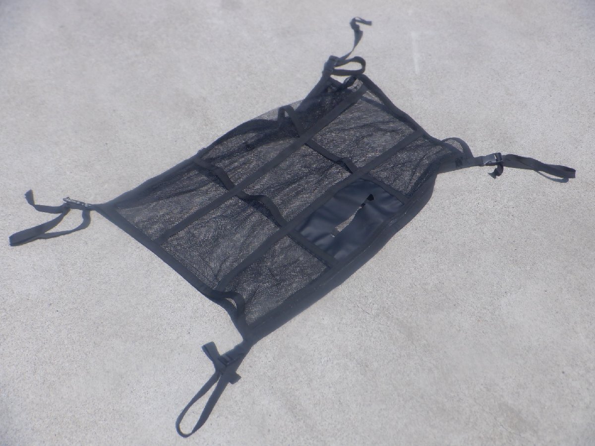 車内 ネット モック 小物入れ サイズ 約130㎝×約90㎝ ハイエース キャラバン など m-25-5-396拍卖