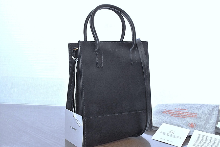 IL BISONTE イルビゾンテ Sole Fifty-on 50周年記念モデル イタリアンレザー 2WAY ハンドバッグ クロスボディバッグ 未使用 BHA014拍卖