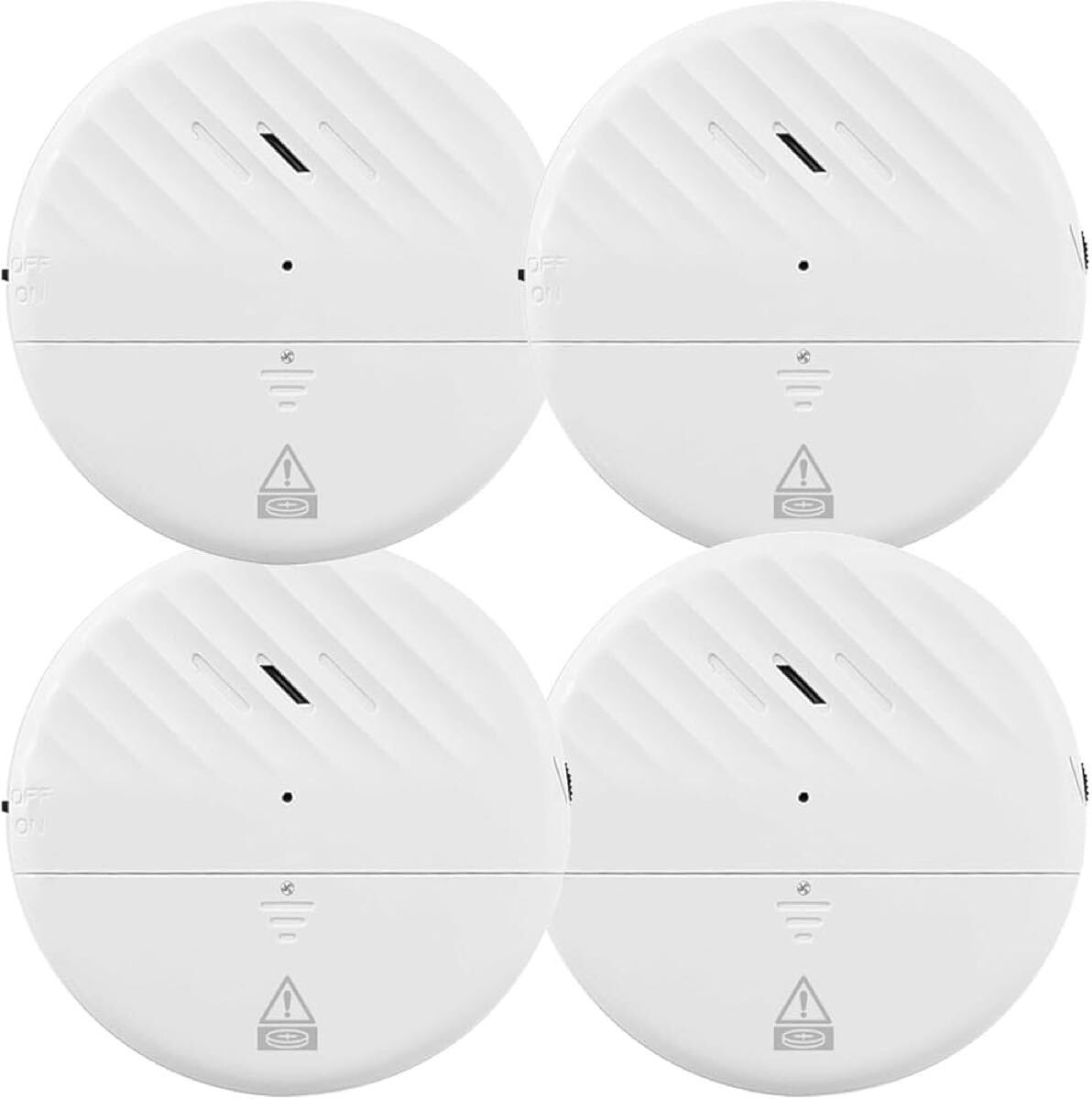 防犯ブザー 窓ドア用 防犯アラーム 125dB大音量 振動衝撃 ブザー 防犯ベル ホワイト 4個 セール拍卖