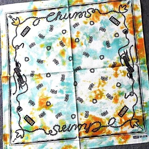 CHUMS バンダナ 約50×50cm 未使用 CH62-1868 Canyon-Dye拍卖