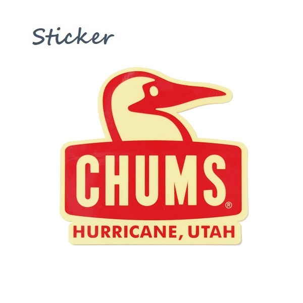 Sticker CHUMS Booby Face Red CH62-1124 チャムス ステッカー 新品 防水素材拍卖