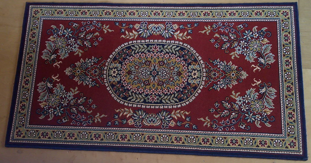 ウール100%のウィルトンマット140×76cm-03NV裏に黄ばみがある為と横の淵の糸での巻加工が6cmされていない拍卖