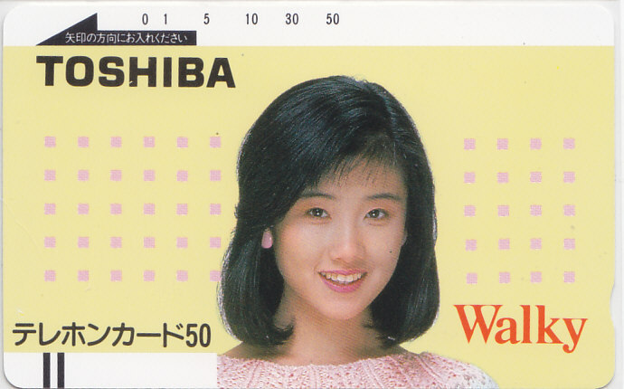 原田知世 TOSHIBA Walky/【テレカ】 L.5.20a ★送料最安75円~拍卖