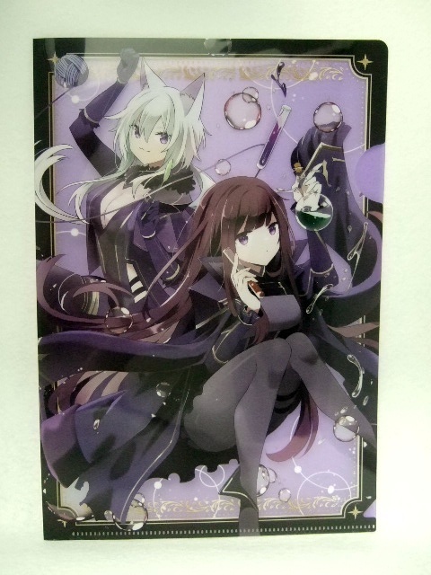 コンプエース 2025年6月号 陰の実力者になりたくて! クリアファイル 250514 ゼータ イータ 特典 非売品 イラストカード ポストカード拍卖