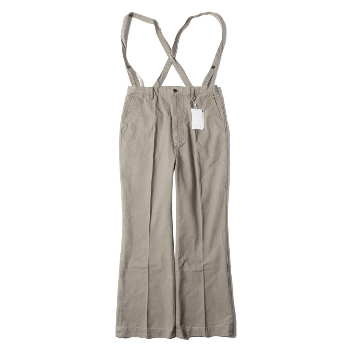 【新品】Adam et Rope アダムエロペ パンツ サイズ:L / 25SS WEB限定 シーズンレス サスペンダー 2Way ハイウエスト セミフレア パンツ拍卖