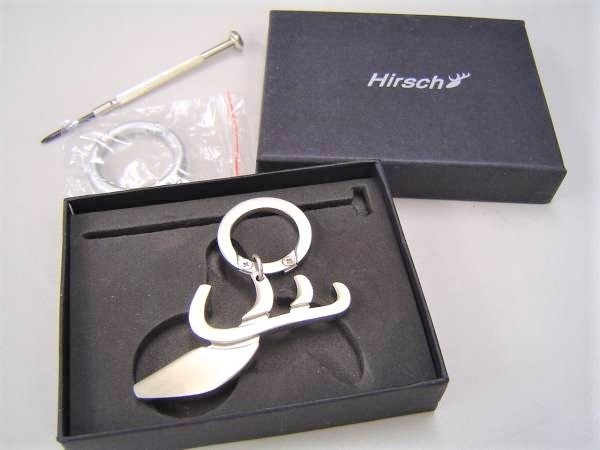 (送料込)SAAB サーブ HIRSCH キーホルダー【HIRSCH純正・新品】拍卖