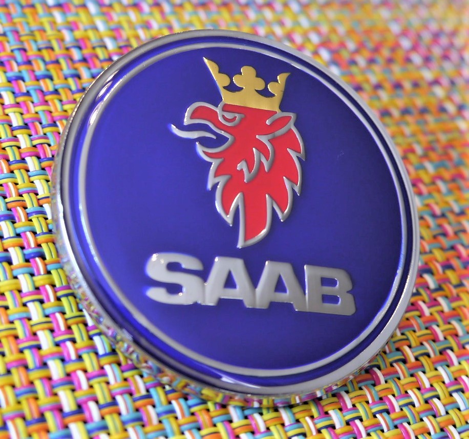 (送料込) サーブ 9000 C900 NG900 9-3 ボンネット用 メタルエンブレム【高品質タイプ・新品】拍卖