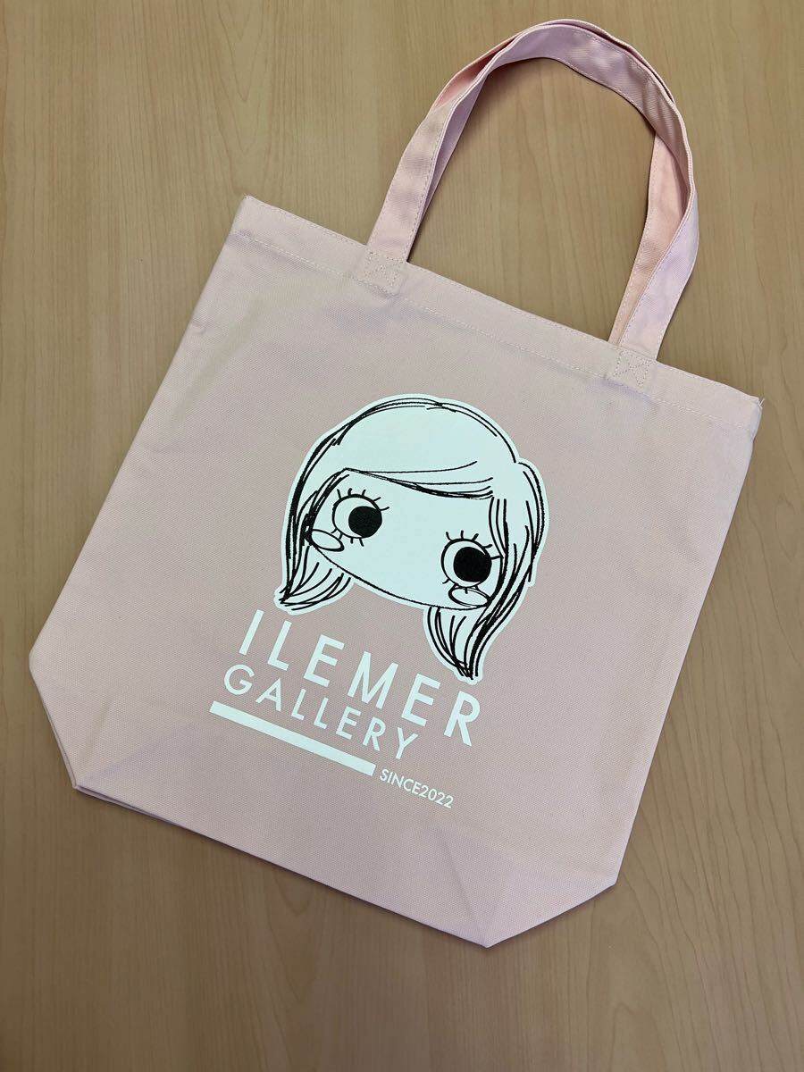 新品未使用 ILEMER イルメール ギャラリー限定 限定 神戸 トートバッグ サーモンピンク拍卖