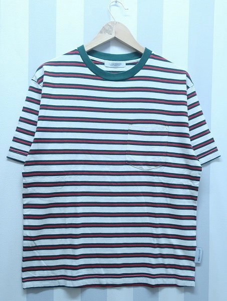 2-1254B/JOURNAL STANDARD 半袖ボーダーTシャツ ジャーナルスタンダード 送料200円拍卖