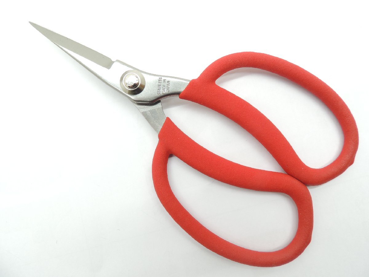 日本製 白菊 ステン収穫万能鋏 B-5 JAN 4909191611339 ギザ刃 園芸鋏 三条 TUBOTA ツボタ 越乃興三拍卖