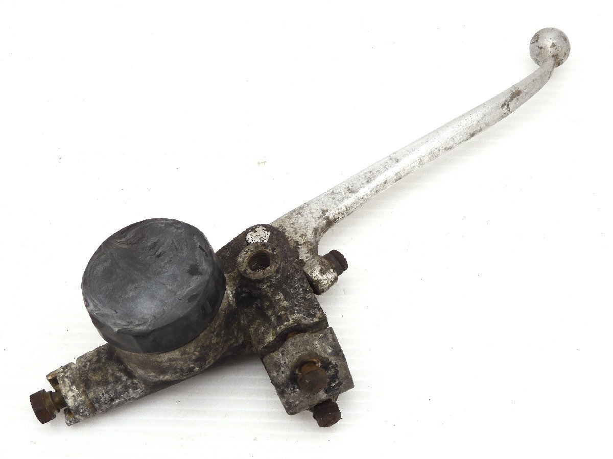 60【評価B】 TX650 447 当時物 実動 取外 フロント ブレーキ マスター シリンダー 走行距離20,891km TX750 TX500拍卖