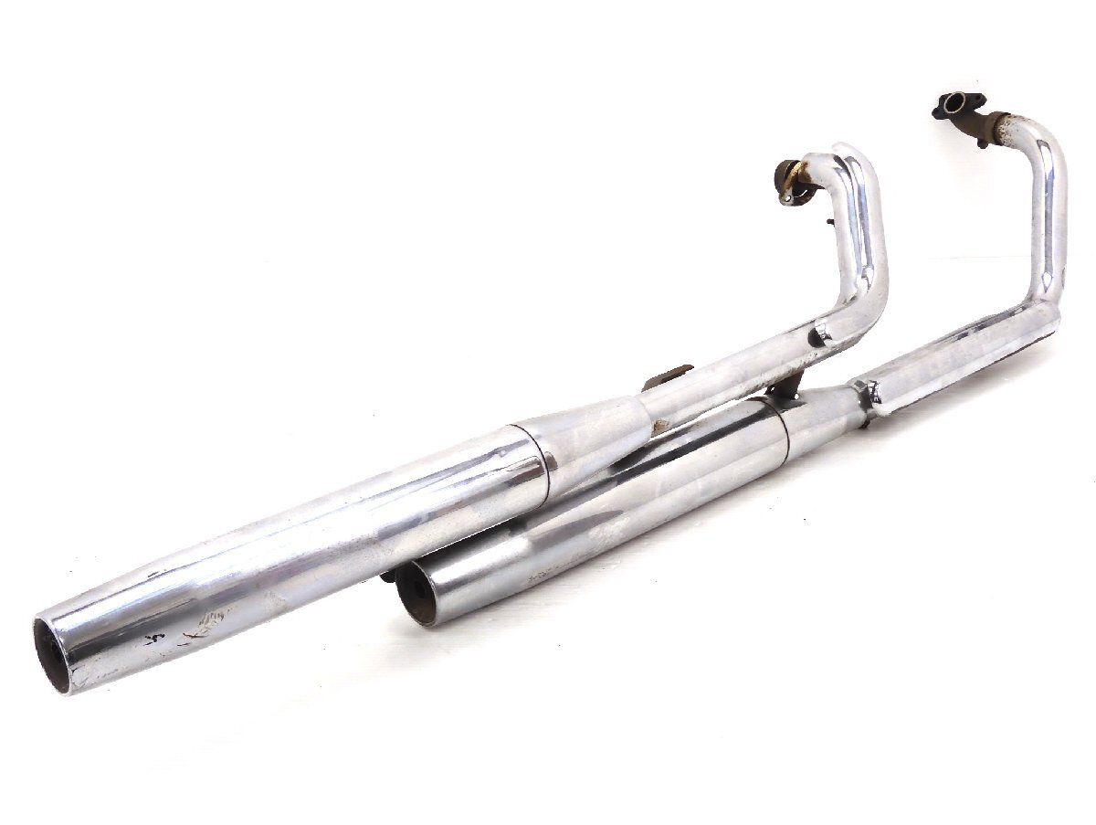 220【評価A】 YAMAHA ヤマハ ドラッグスター 250 DS250 系 純正 ノーマル マフラー フルエキ サイレンサー 5KR拍卖