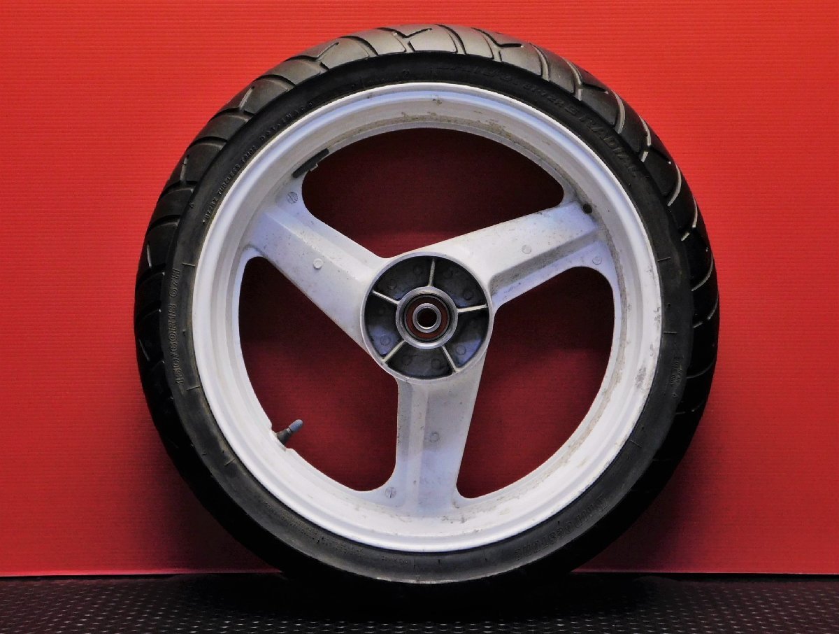 160【評価A】 CBR400RR NC23 純正 リア ホイール MT4.50×J18 タイヤ 山1分 150160R18 67H T9102拍卖