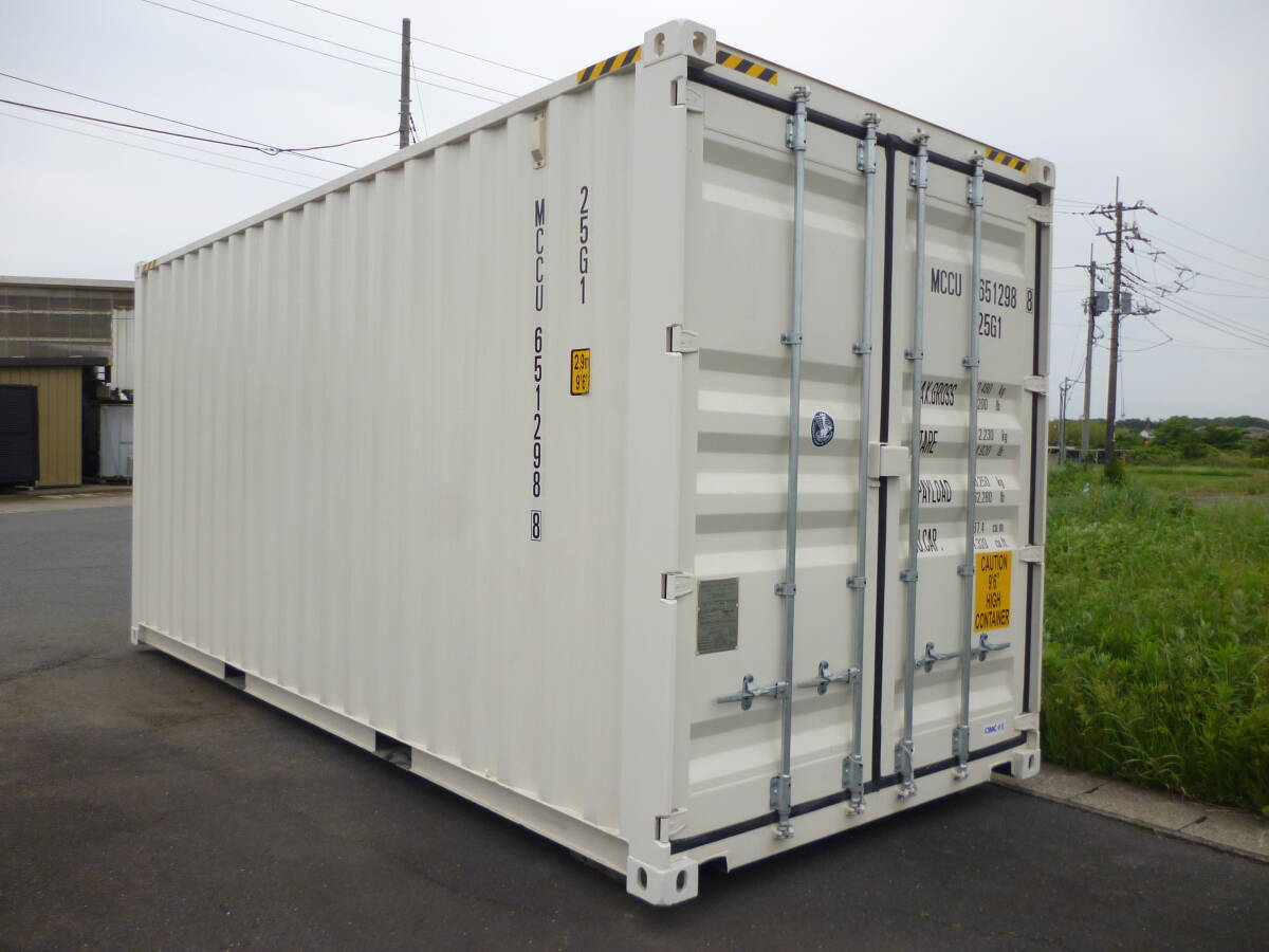 20FTコンテナ ハイキューブ 中古  倉庫  車両 バイク 農機具 ジェット ポート ガレージ .箱. ハウス . 作業場. 物置、資材倉庫拍卖
